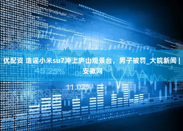 优配资 造谣小米su7冲上庐山观景台，男子被罚_大皖新闻 | 安徽网