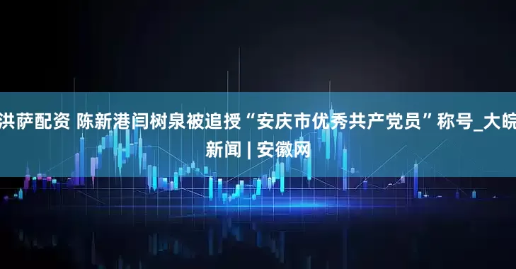洪萨配资 陈新港闫树泉被追授“安庆市优秀共产党员”称号_大皖新闻 | 安徽网